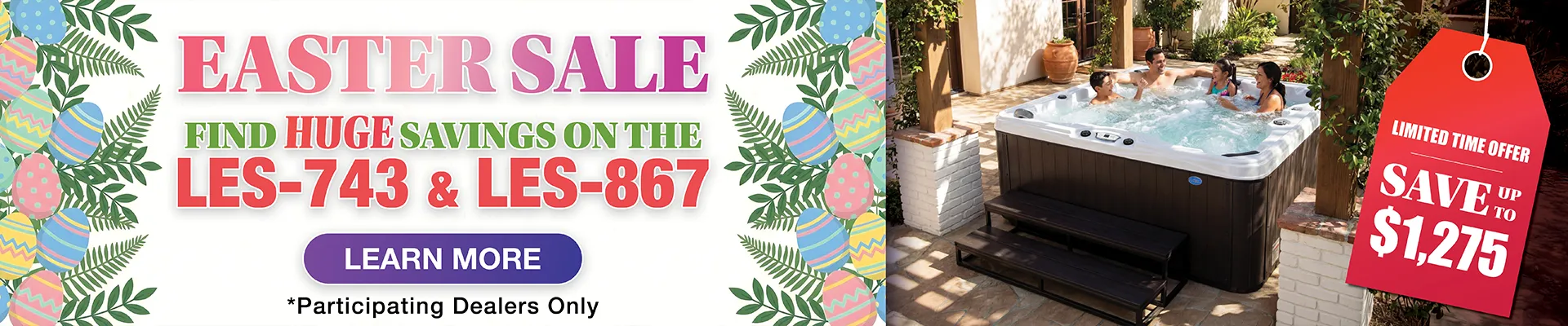 Calspas hot tub being used in a family setting - Candé